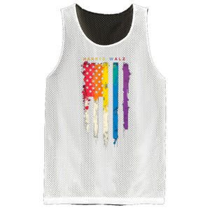 Harris Walz Colorful Streak Mesh Reversible Basketball Jersey Tank