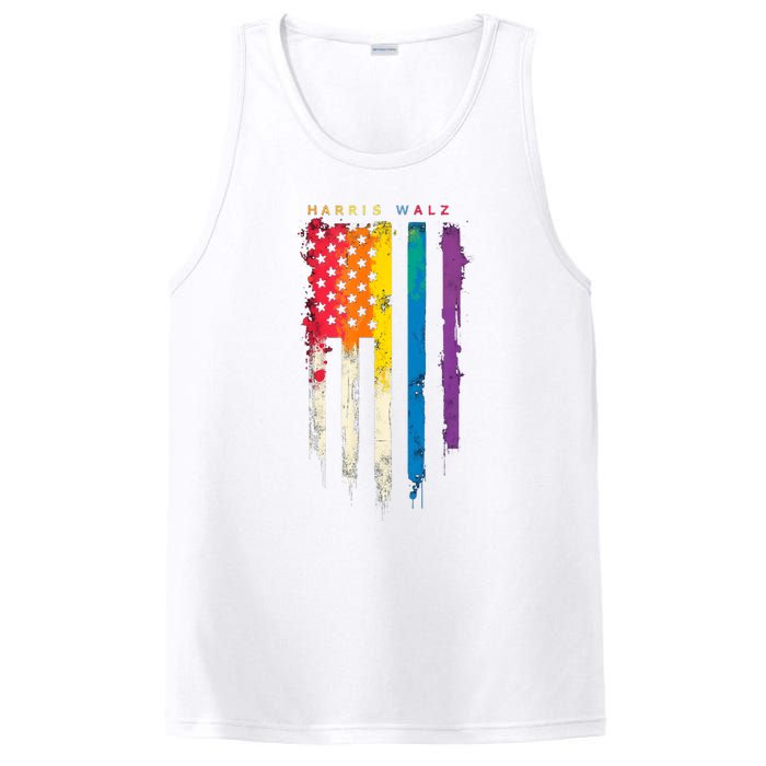 Harris Walz Colorful Streak PosiCharge Competitor Tank