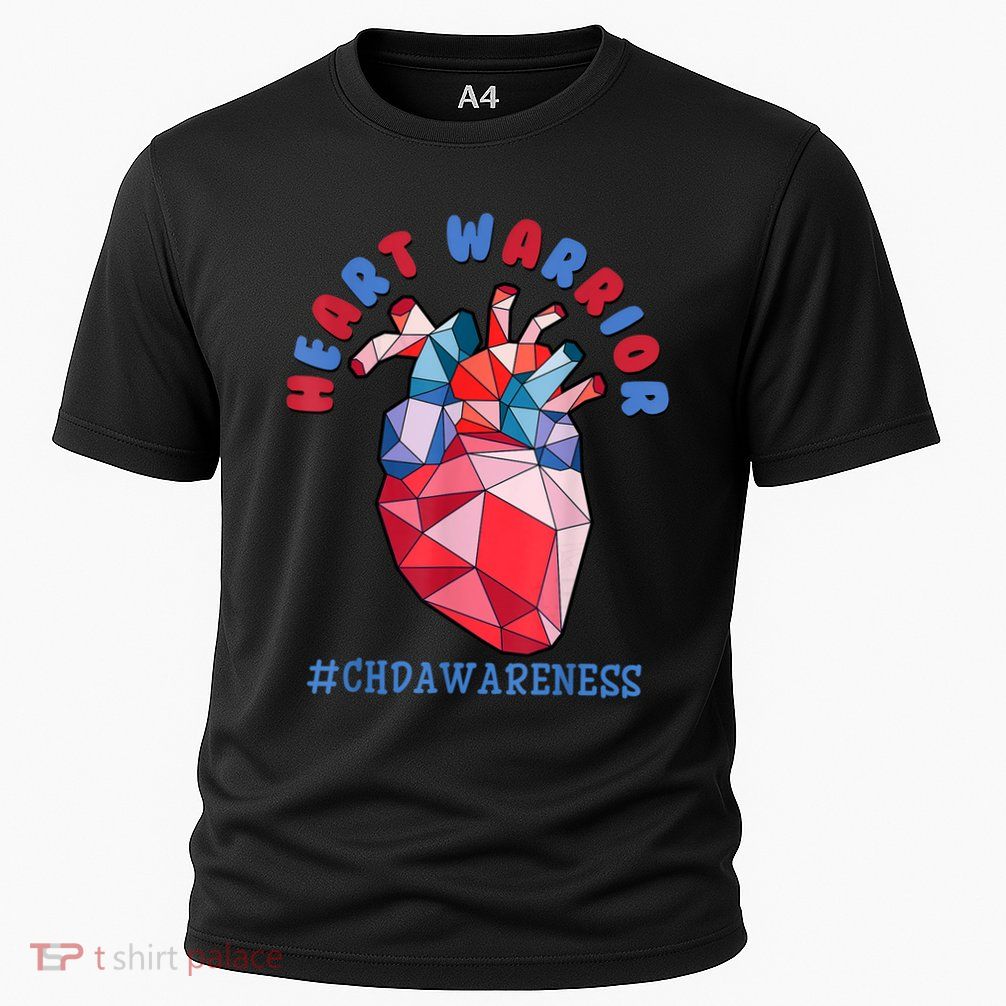 Heart Warrior CHD Congenital Heart Defect Awareness Performance Shirt