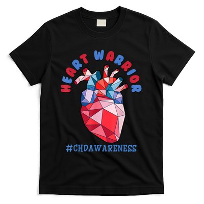 Heart Warrior CHD Congenital Heart Defect Awareness T-Shirt