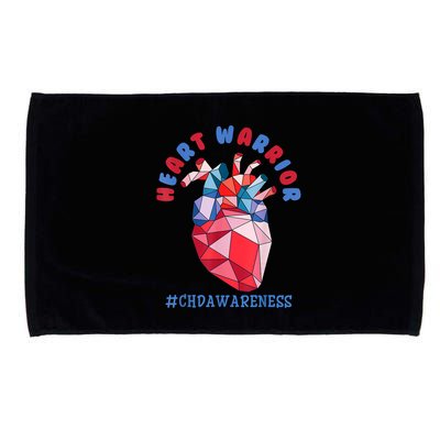 Heart Warrior CHD Congenital Heart Defect Awareness Microfiber Hand Towel