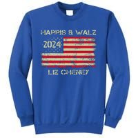 Harris Walz Cheney 2024 Thank You Liz Democracy Sweatshirt