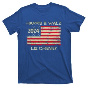 Harris Walz Cheney 2024 Thank You Liz Democracy T-Shirt