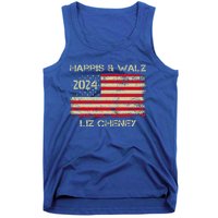 Harris Walz Cheney 2024 Thank You Liz Democracy Tank Top