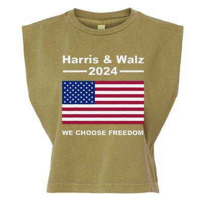 Harris & Waltz Campaign We Choose Freedom Garment-Dyed Women's Muscle Tee