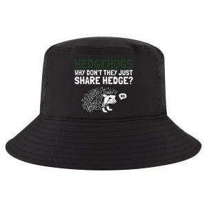 Hedgehogs Why Don't They Just Share Hedge Funny Cool Comfort Performance Bucket Hat