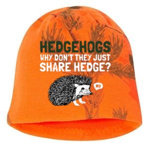 Hedgehogs Why Don't They Just Share Hedge Funny Kati - Camo Knit Beanie