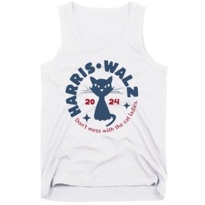 Harris Waltz DonT Mess With The Cat Ladies Kamala Tim Walz Tank Top