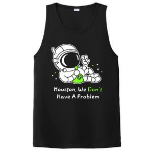 Houston We DonT Have A Problem Smoke Weed Everyday Astronaut Cult PosiCharge Competitor Tank