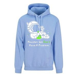 Houston We DonT Have A Problem Smoke Weed Everyday Astronaut Cult Unisex Surf Hoodie