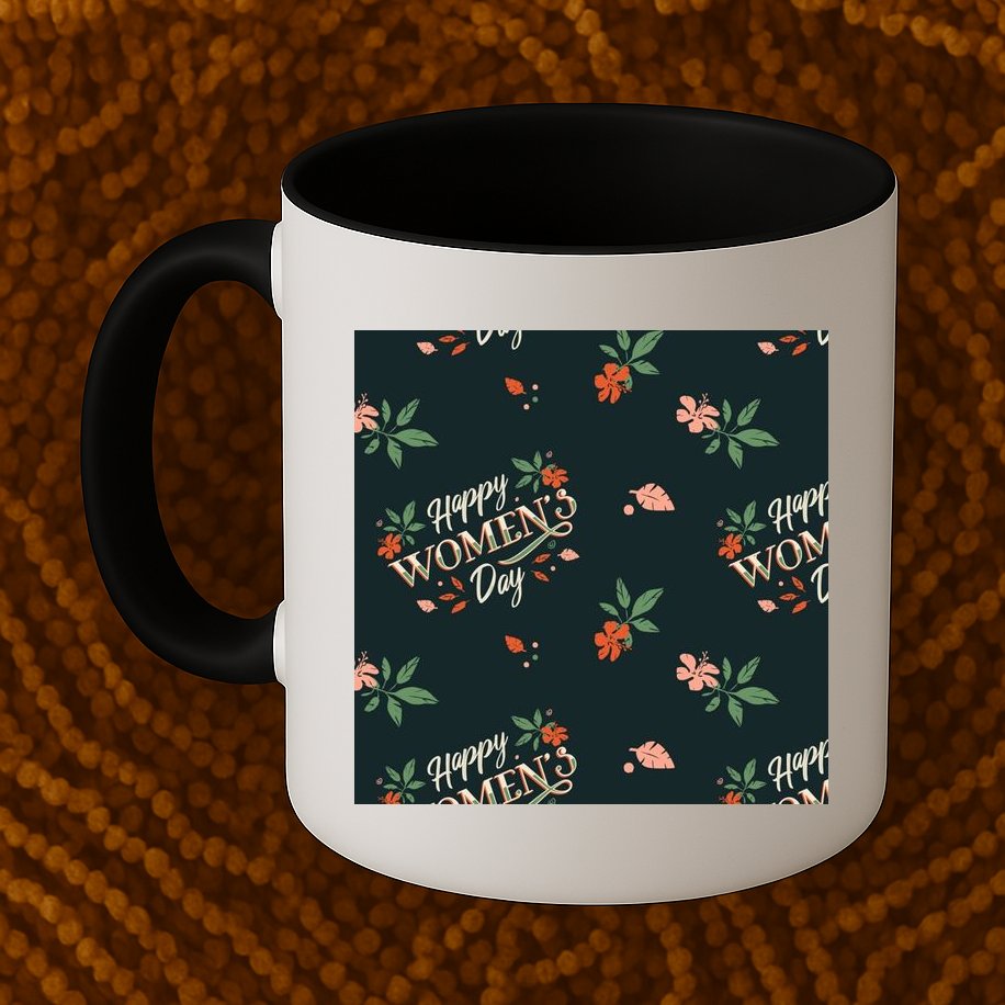 Happy Women's Day Floral Cute Gift Mug