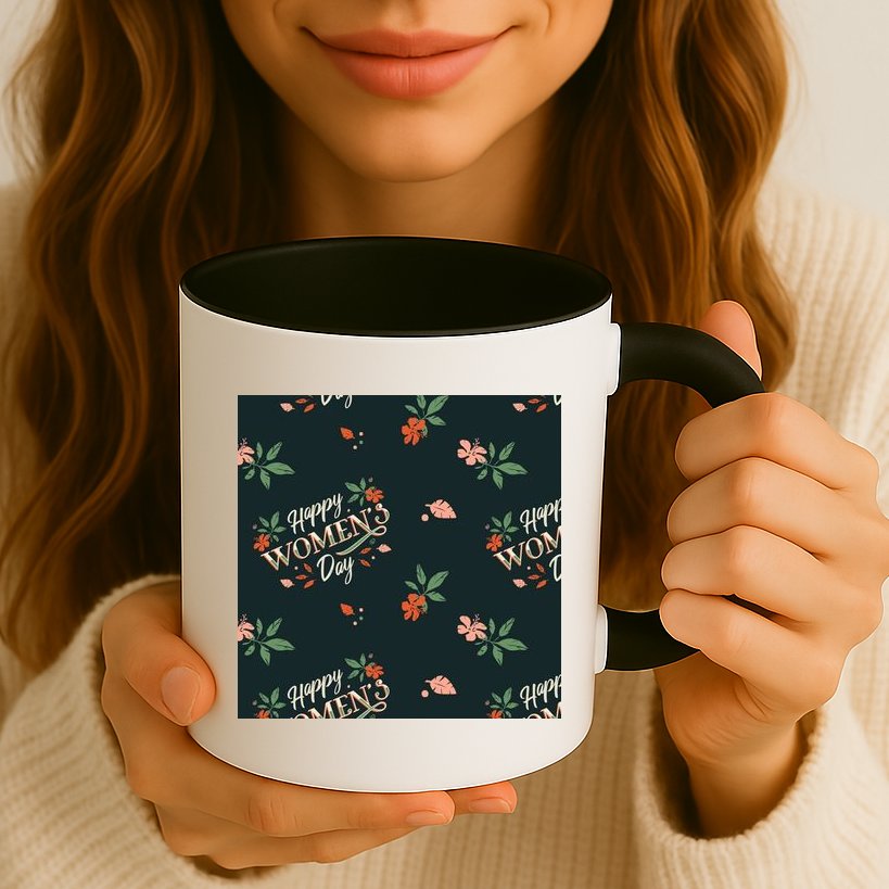Happy Women's Day Floral Cute Gift Mug