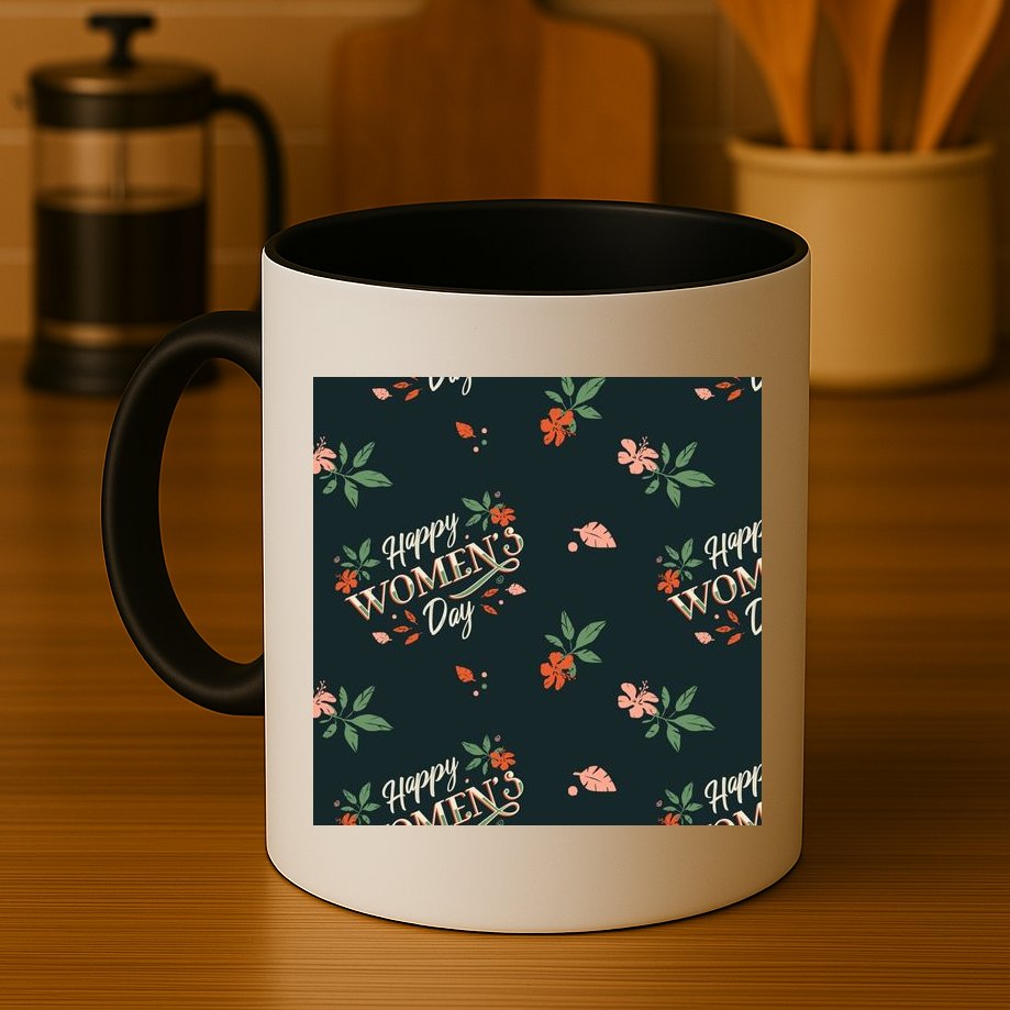 Happy Women's Day Floral Cute Gift Mug