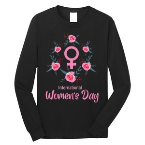 Happy Women Day International Women Day 8 March 2024 Long Sleeve Shirt