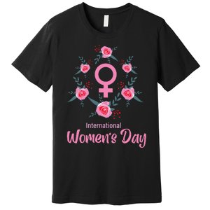 Happy Women Day International Women Day 8 March 2024 Premium T-Shirt