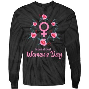 Happy Women Day International Women Day 8 March 2024 Tie-Dye Long Sleeve Shirt