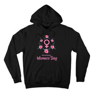 Happy Women Day International Women Day 8 March 2024 Tall Hoodie