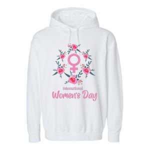 Happy Women Day International Women Day 8 March 2024 Garment-Dyed Fleece Hoodie