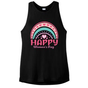 Happy Women Day International Women Day 8 March 2024 Ladies PosiCharge Tri-Blend Wicking Tank