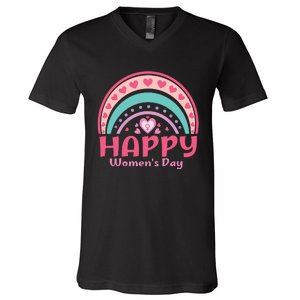 Happy Women Day International Women Day 8 March 2024 V-Neck T-Shirt