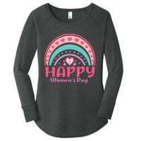 Happy Women Day International Women Day 8 March 2024 Women's Perfect Tri Tunic Long Sleeve Shirt