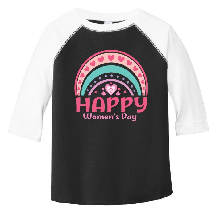 Happy Women Day International Women Day 8 March 2024 Toddler Fine Jersey T-Shirt