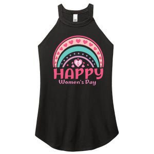 Happy Women Day International Women Day 8 March 2024 Women's Perfect Tri Rocker Tank