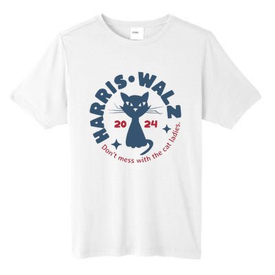 Harris Waltz DonT Mess With The Cat Ladies Kamala Tim Walz Tall Fusion ChromaSoft Performance T-Shirt