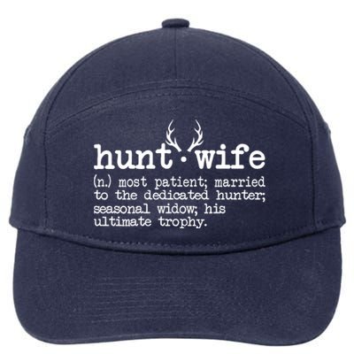 Hunt Wife Definition Married To The Dedicated Hunter 7-Panel Snapback Hat