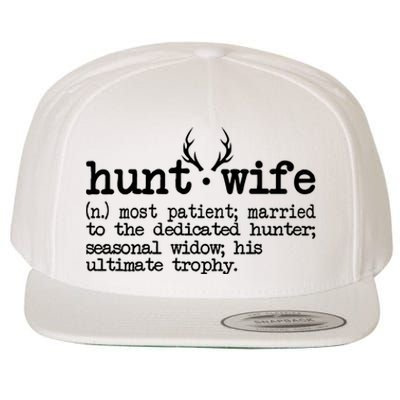 Hunt Wife Definition Married To The Dedicated Hunter Wool Snapback Cap