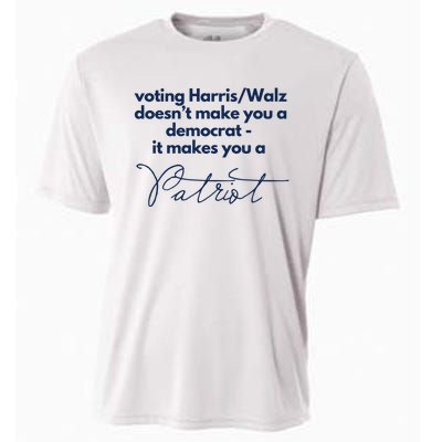 Harris Walz DoesnT Make You A Democrat Cooling Performance Crew T-Shirt