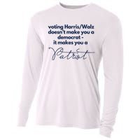 Harris Walz DoesnT Make You A Democrat Cooling Performance Long Sleeve Crew