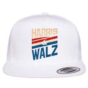 Harris Waltz Design Flat Bill Trucker Hat