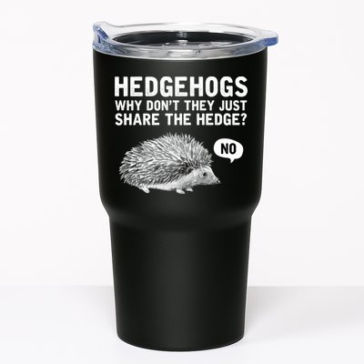 Hedgehogs Why Don't They Just Share The Hedge Funny Tumbler