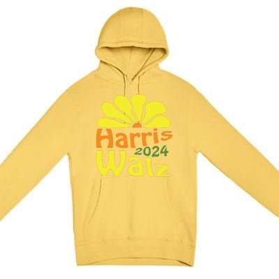 Harris Walz Democrat Campaign Merch Harris Walz 2024 Premium Pullover Hoodie