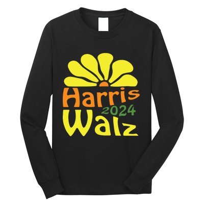 Harris Walz Democrat Campaign Merch Harris Walz 2024 Long Sleeve Shirt