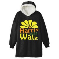 Harris Walz Democrat Campaign Merch Harris Walz 2024 Hooded Wearable Blanket