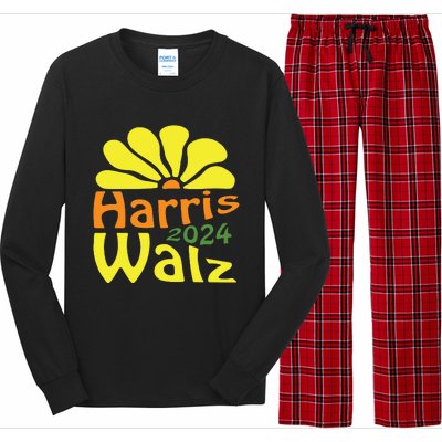 Harris Walz Democrat Campaign Merch Harris Walz 2024 Long Sleeve Pajama Set