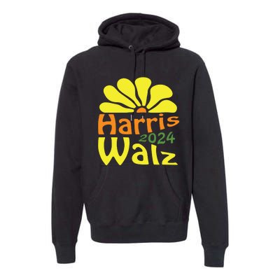 Harris Walz Democrat Campaign Merch Harris Walz 2024 Premium Hoodie