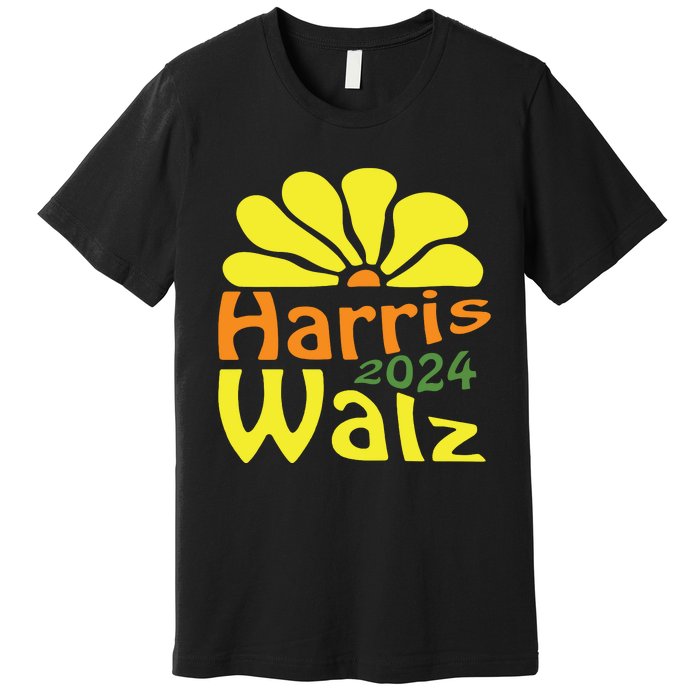 Harris Walz Democrat Campaign Merch Harris Walz 2024 Premium T-Shirt