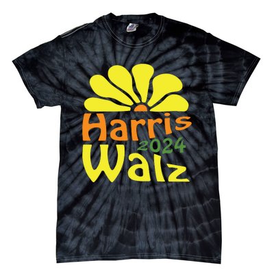 Harris Walz Democrat Campaign Merch Harris Walz 2024 Tie-Dye T-Shirt