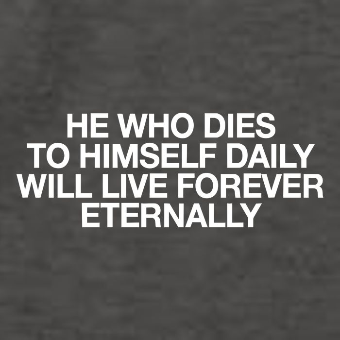 He Who Dies To Himself Daily Will Live Forever Eternally Vector Backpack