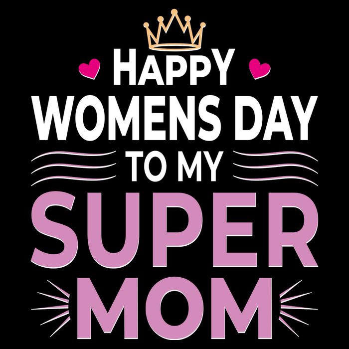Happy Womens Day To My Super Mom Zip Tote Bag