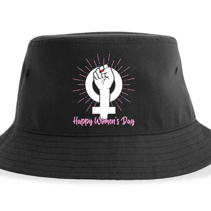 Happy Womens Day Sustainable Bucket Hat
