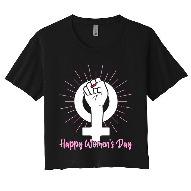 Happy Womens Day Crop Top