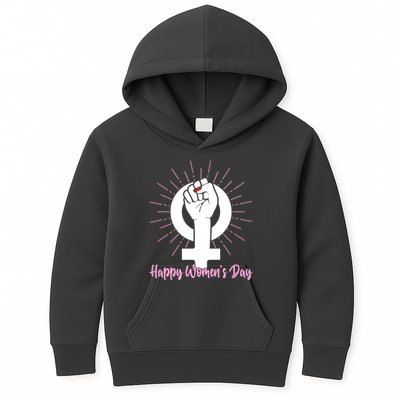 Happy Womens Day Kids Hoodie