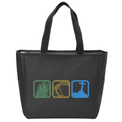 Holy Week Easter Jesus Zip Tote Bag