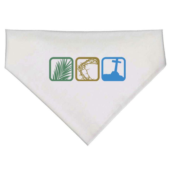 Holy Week Easter Jesus USA-Made Doggie Bandana