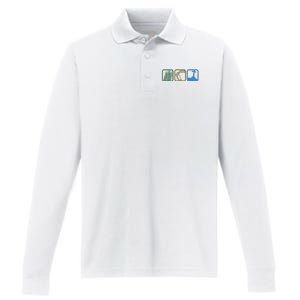 Holy Week Easter Jesus Performance Long Sleeve Polo