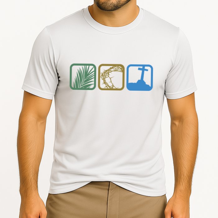 Holy Week Easter Jesus Cooling Performance Crew T-Shirt
